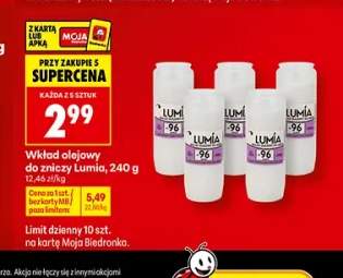 Wkład olejowy do zniczy Lumia