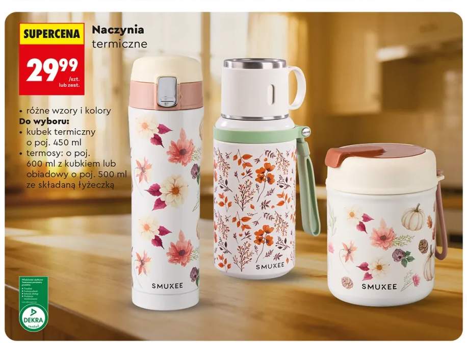Kubek termiczny 450 ml Smukee +2 warianty