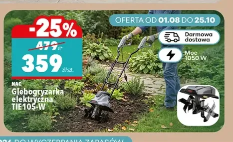 Glebogryzarka elektryczna TIE105-W Nac