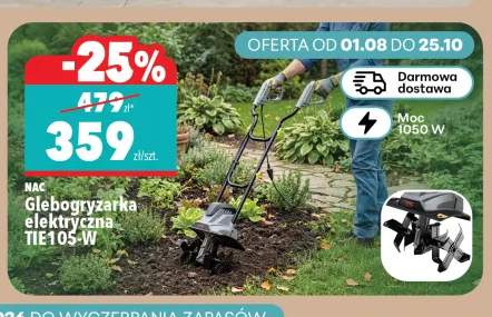Glebogryzarka elektryczna TIE105-W Nac