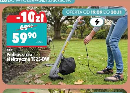 Podkaszarka elektryczna TE25-DW Nac