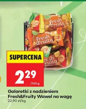 Galaretki z nadzieniem Fresh & Fruity Wawel na wagę