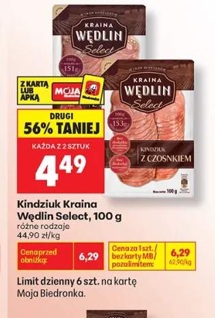 Kindziuk Kraina Wędlin Select +1 wariant