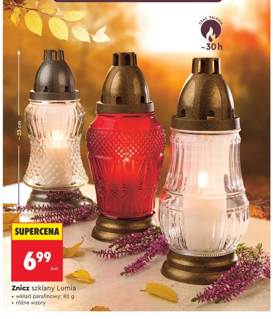 Znicz szklany Lumia