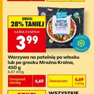 Warzywa na patelnię po włosku Mroźna Kraina +1 wariant