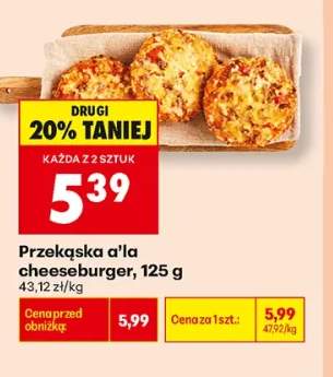 Przekąska a'la cheeseburger