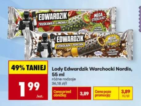 Lody Edwardzik Nordis Truskawka i Limonka