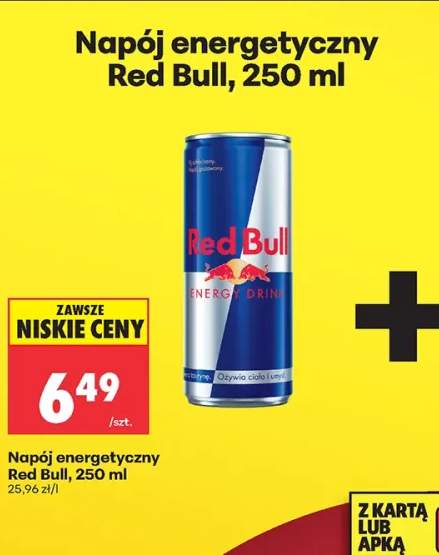 Napój energetyczny Red Bull