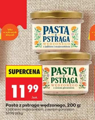 Pasta z pstrąga wędzonego z jajkiem i majerankiem +1 wariant