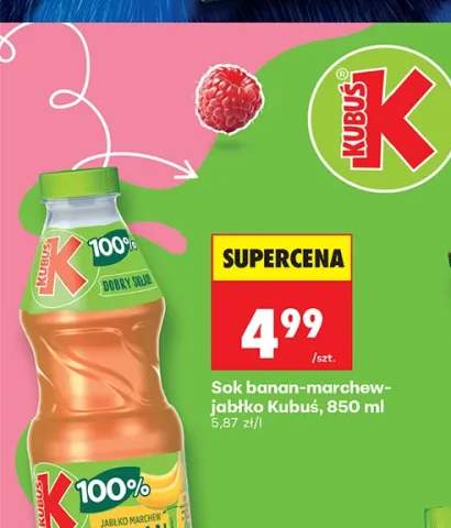 Sok banan-marchew-jabłko Kubuś