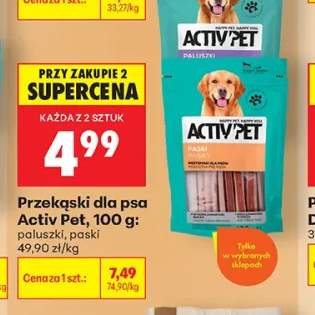 Przekąski dla psa Activ Pet paski +1 wariant