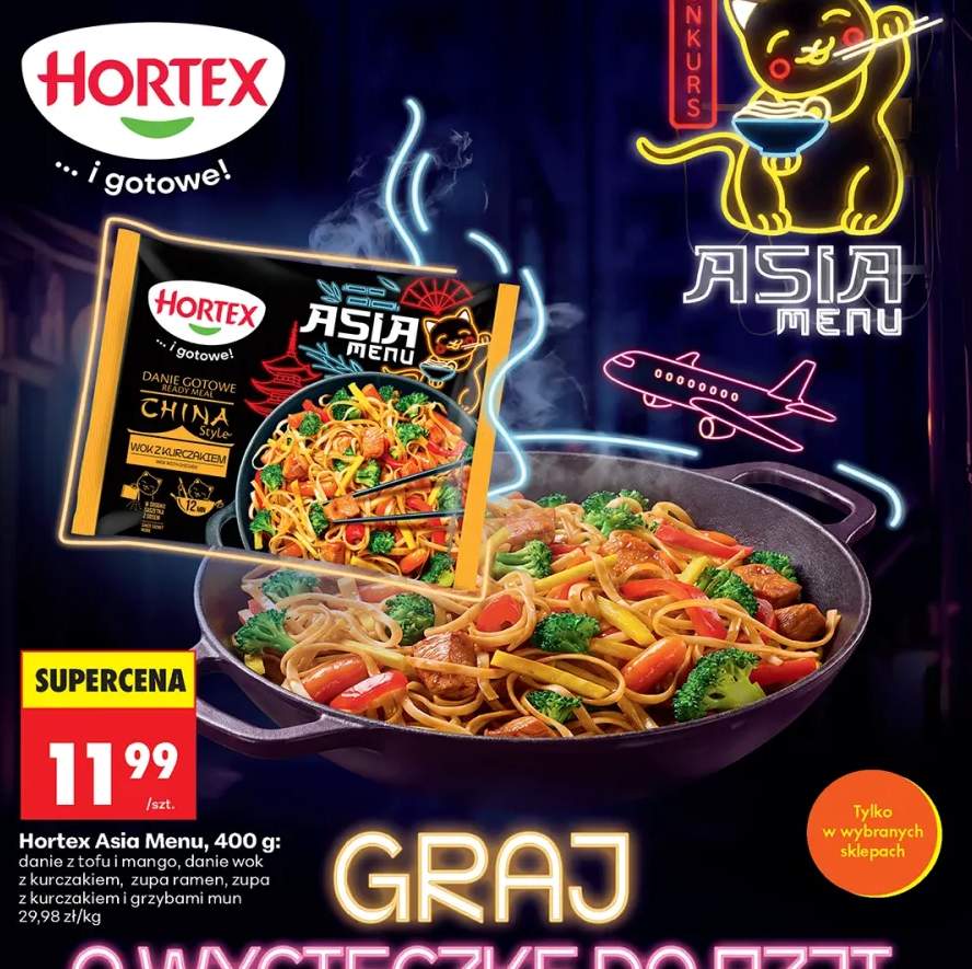 Hortex Asia Menu danie z tofu i mango +3 warianty
