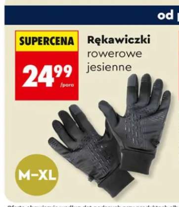 Rękawiczki rowerowe jesienne