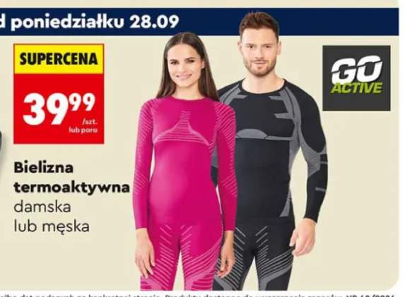 Bielizna termoaktywna damska Go Active +1 wariant