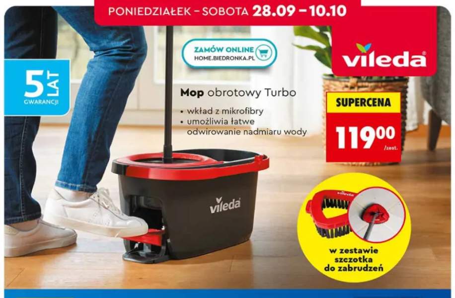 Mop obrotowy Turbo Vileda