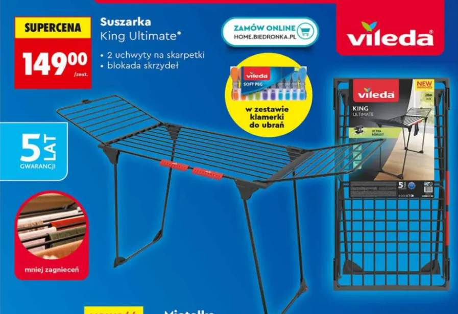 Suszarka King Ultimate Vileda