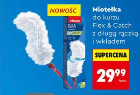 Miotełka do kurzu Flex & Catch z długą rączką i wkładem Vileda