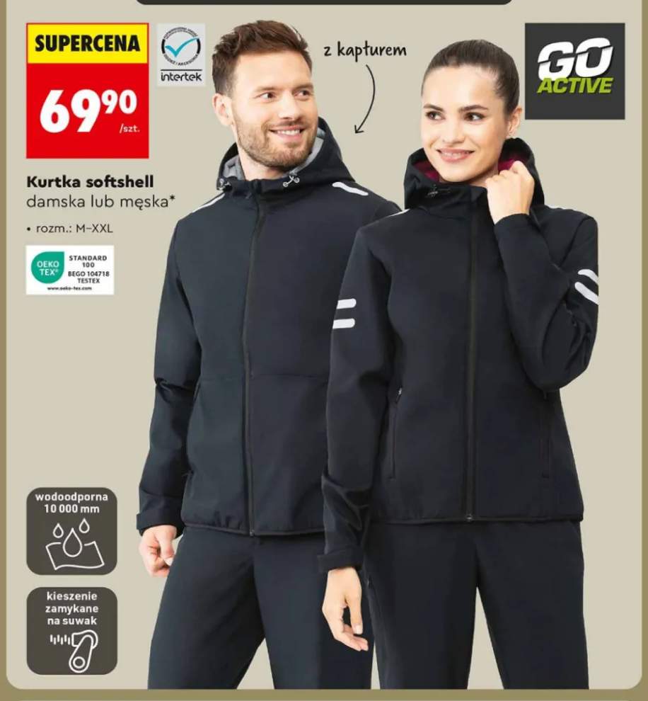 Kurtka softshell damska Go Active +1 wariant