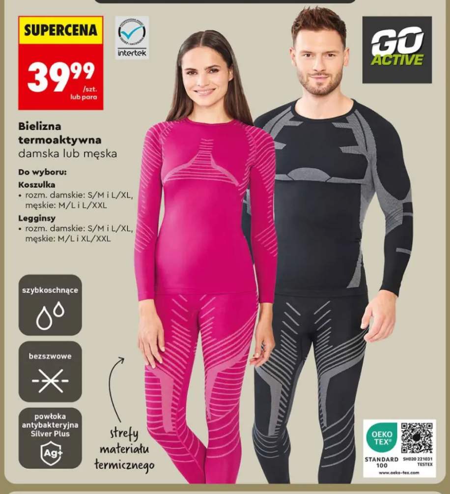 Koszulka termoaktywna damska Go Active +3 warianty