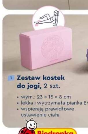 Zestaw kostek do jogi 2 szt. Spokey