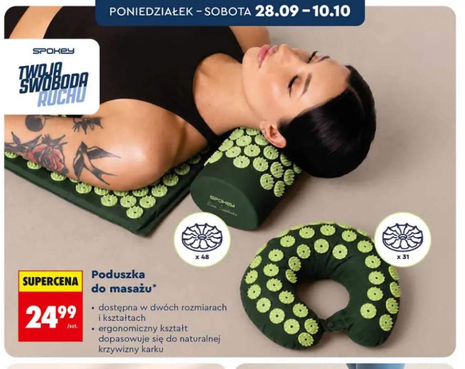 Poduszka do masażu Spokey