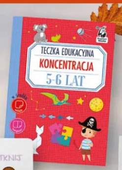 Teczka edukacyjna Koncentracja 5-6 lat Kapitan Nauka