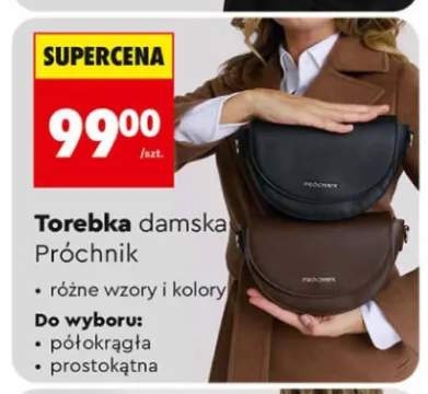 Torebka damska półokrągła Próchnik +1 wariant