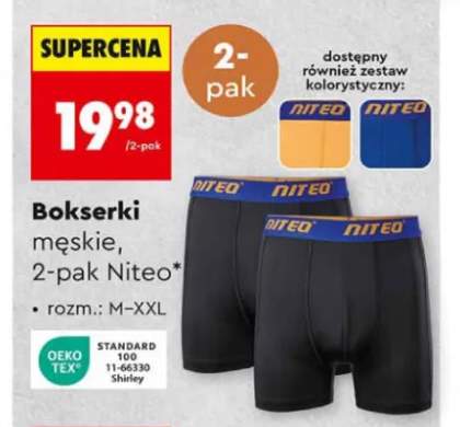 Bokserki męskie 2-pak Niteo