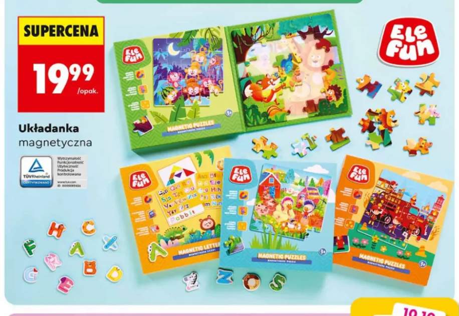 Układanka magnetyczna Elefun