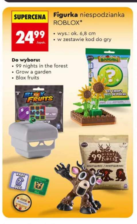 Figurka niespodzianka Roblox 99 Nights in the Forest +2 warianty