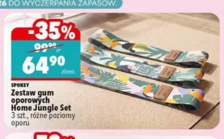 Zestaw gum oporowych Home Jungle Set 3 szt. Spokey