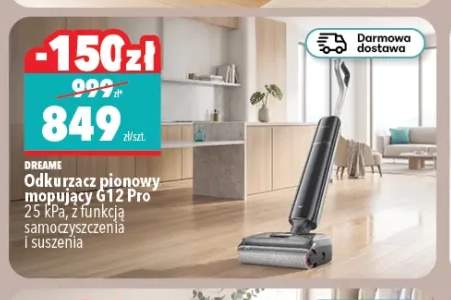 Odkurzacz pionowy mopujący G12 Pro z funkcją samoczyszczenia i suszenia Dreame