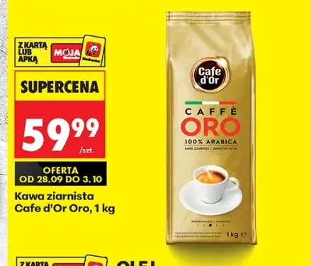 Kawa ziarnista Cafe d'Or Oro