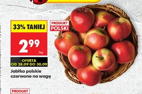 Jabłka polskie czerwone