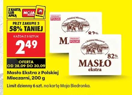 Masło ekstra z Polskiej Mleczarni
