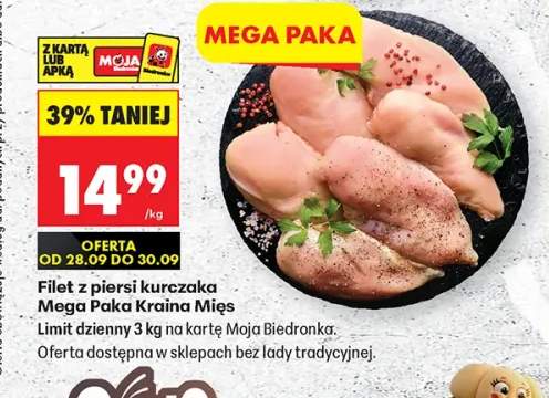 Filet z piersi kurczaka Mega Paka Kraina Mięs