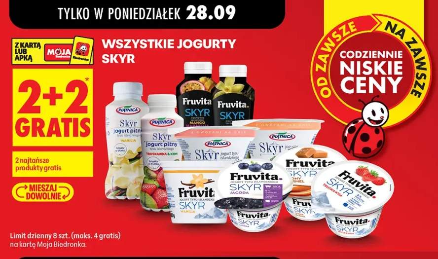 Jogurty Skyr +9 wariantów