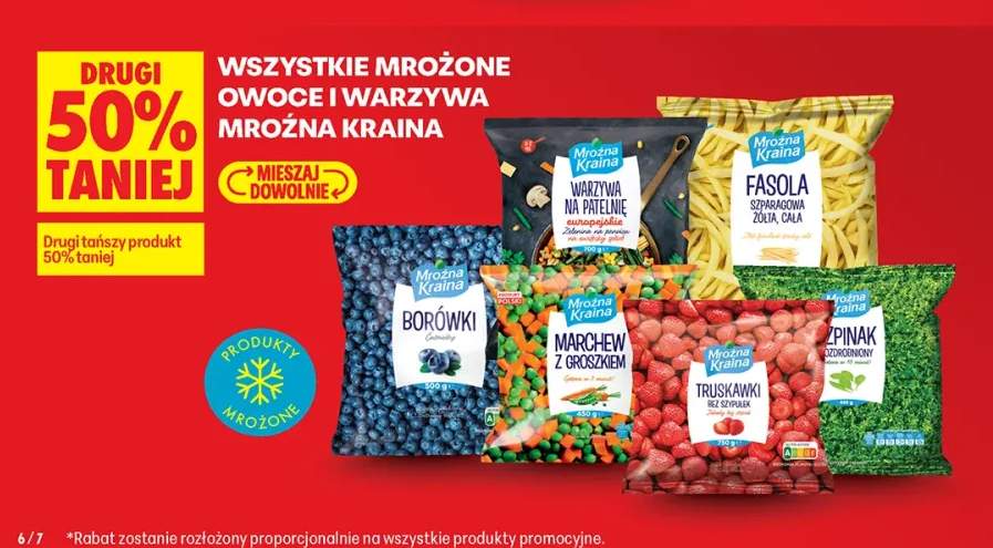 Mrożone owoce i warzywa Mroźna Kraina +6 wariantów