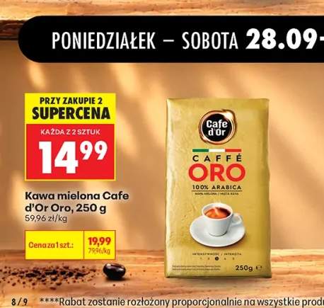 Kawa mielona Cafe d'Or Oro