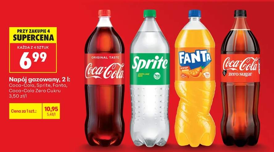 Napój gazowany Coca-Cola +3 warianty