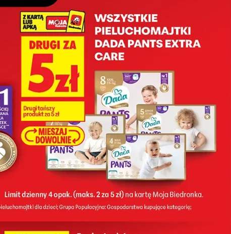 Pieluchomajtki Dada Pants Extra Care +3 warianty