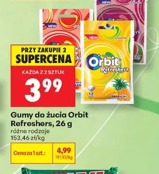 Gumy do żucia Orbit Refreshers