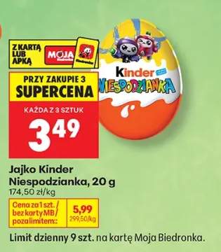 Jajko Kinder Niespodzianka