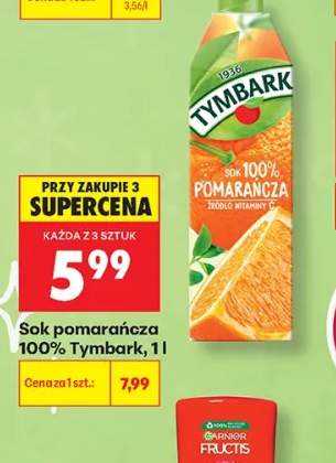 Sok pomarańcza Tymbark 100%