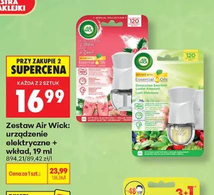 Zestaw Air Wick urządzenie elektryczne + wkład