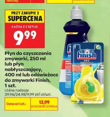 Płyn do czyszczenia zmywarki Finish +2 warianty