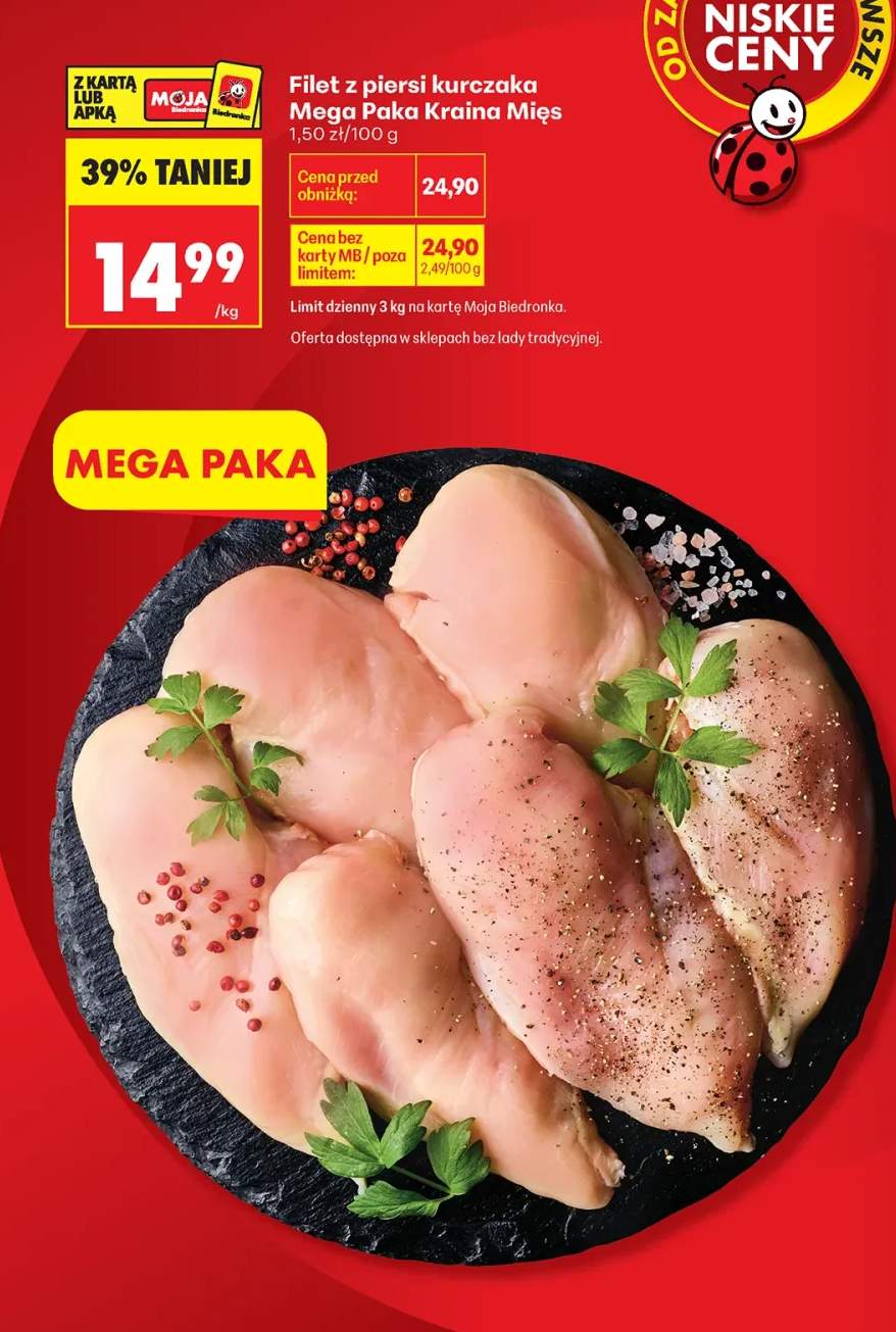Filet z piersi kurczaka Mega Paka Kraina Mięs