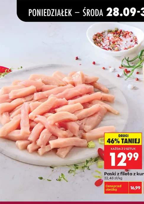 Paski z fileta z kurczaka