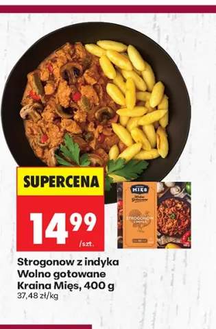 Strogonow z indyka Wolno gotowane Kraina Mięs