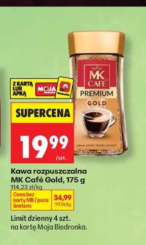 Kawa rozpuszczalna MK Café Gold